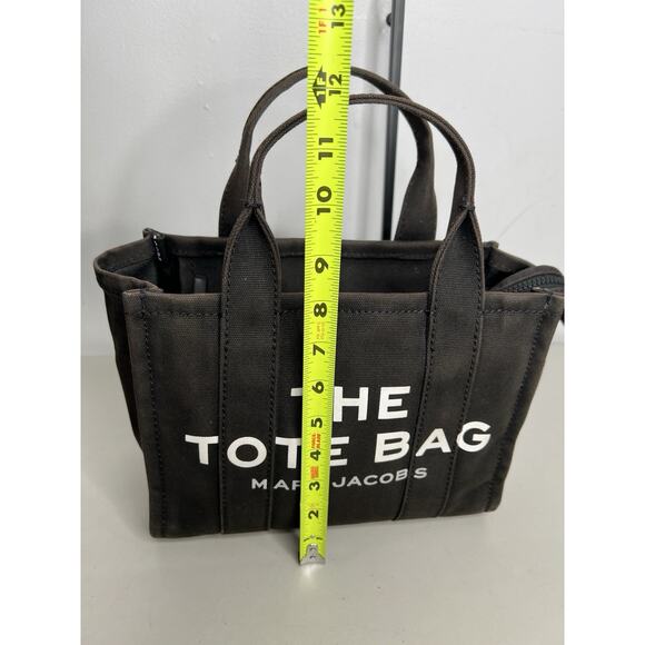 Marc Jacobs the Canvas Small Tote Bag Small Black No Strap - Picture 12 of 13